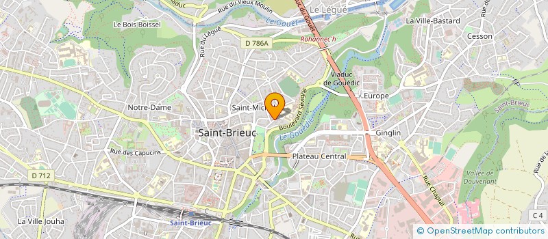 localisation de l'entreprise SCI DU 9 BD DE LA COMMUNE à SAINT-BRIEUC