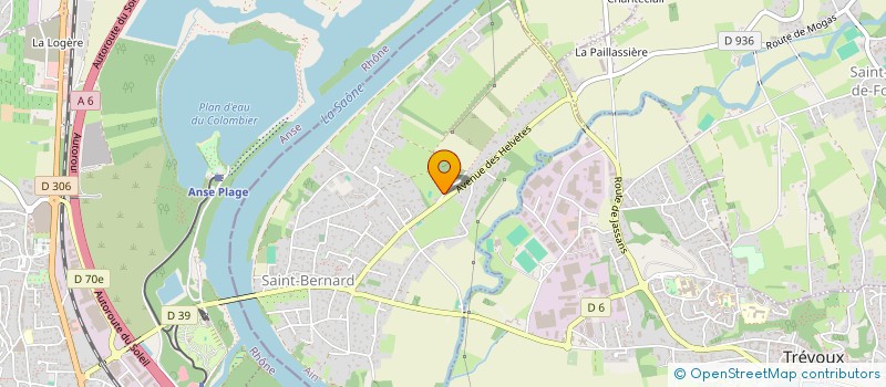 localisation de l'entreprise SCI DU 9 COURS DE LA REPUBLIQUE  SAINT-BERNARD