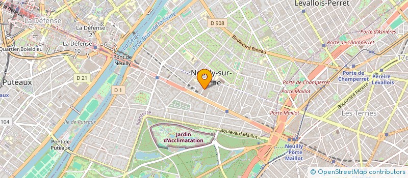 localisation de l'entreprise SCI DU 9 ET 11 RUE DU DAUPHIN à NEUILLY-SUR-SEINE