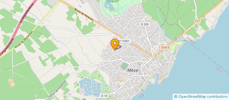 localisation de l'entreprise SCI DU 9 LOT LE CLOS DES PINS à MEZE