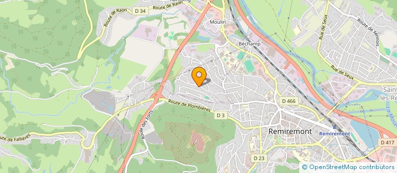 localisation de l'entreprise SCI DU 9 MARS  SAINT-NABORD