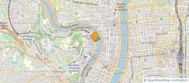 localisation de l'entreprise SCI DU 9 QUAI ROMAIN ROLLAND  LYON