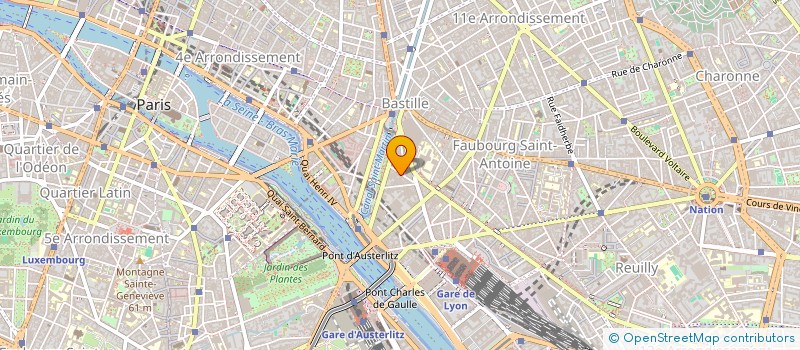 localisation de l'entreprise SCI DU 9 R JULES CESAR 75012  PARIS