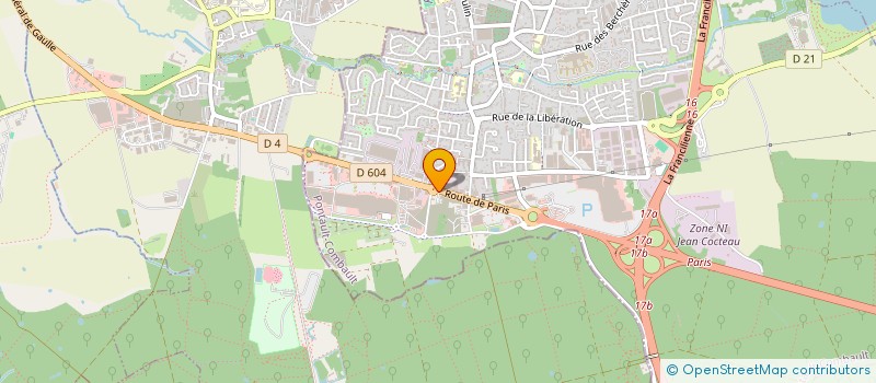 localisation de l'entreprise SCI DU 9 ROUTE DE PARIS à PONTAULT-COMBAULT