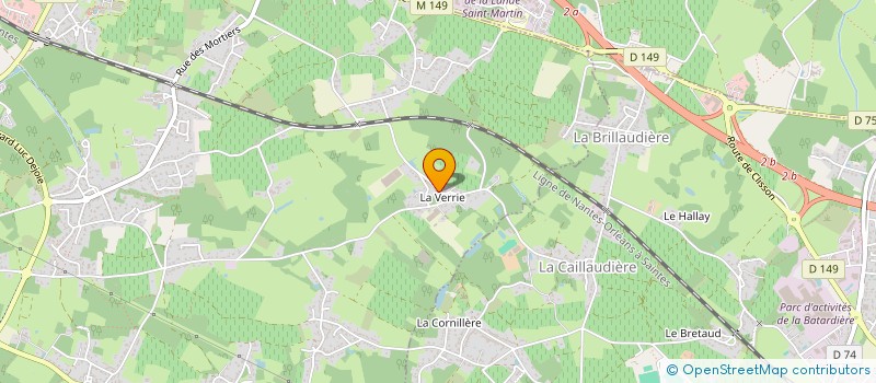 localisation de l'entreprise SCI DU 9 RUE CONTRESCARPE  VERTOU