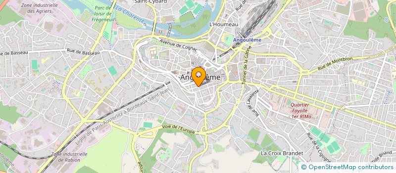 localisation de l'entreprise SCI DU 9 RUE D IENA à ANGOULEME