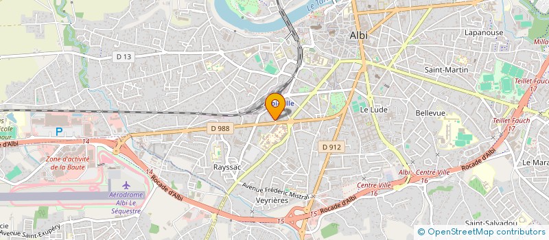 localisation de l'entreprise SCI DU 9 RUE DE GRASSI à ALBI