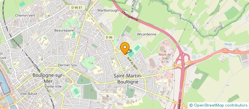 localisation de l'entreprise SCI DU 9 RUE DE L'AMIRAL BRUIX à SAINT-MARTIN-BOULOGNE