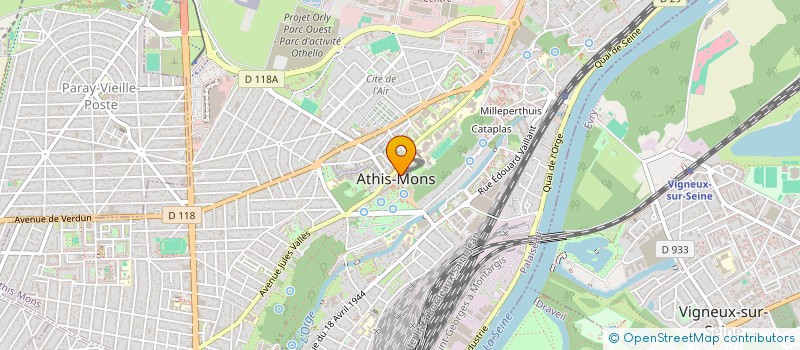 localisation de l'entreprise SCI DU 9 RUE DE LA MONTAGNE D ATHIS à ATHIS-MONS