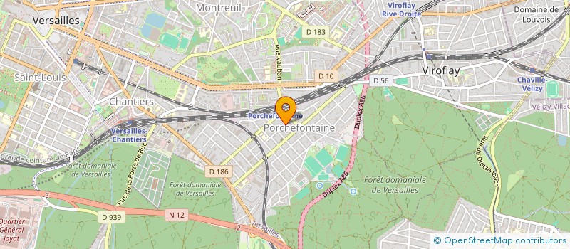 localisation de l'entreprise SCI DU 9 RUE DE MOUCHY  VERSAILLES