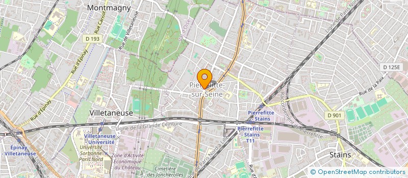 localisation de l'entreprise SCI DU 9 RUE DE PARIS à PIERREFITTE-SUR-SEINE