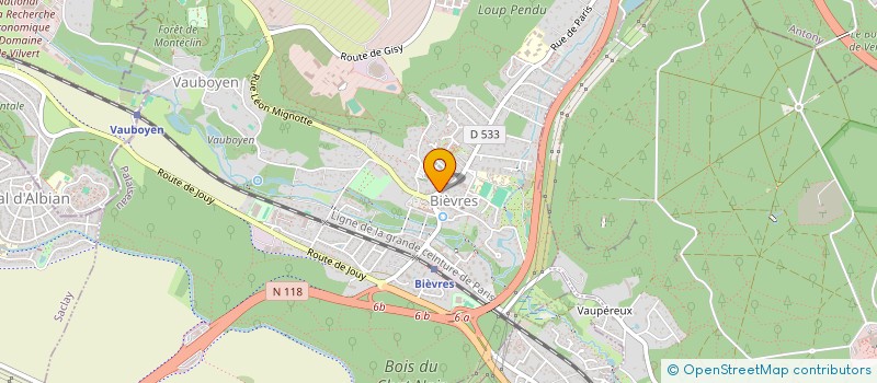 localisation de l'entreprise SCI DU 9 RUE DE PARIS  BIEVRES