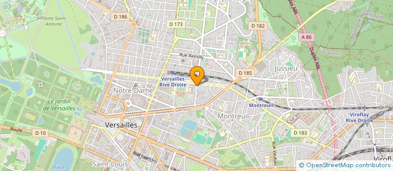 localisation de l'entreprise SCI DU 9 RUE DE PROVENCE à VERSAILLES