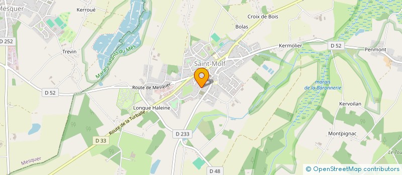 localisation de l'entreprise SCI DU 9 RUE DES FORGES  SAINT-MOLF