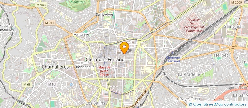 localisation de l'entreprise SCI DU 9 RUE DU TERRAIL  CLERMONT-FERRAND