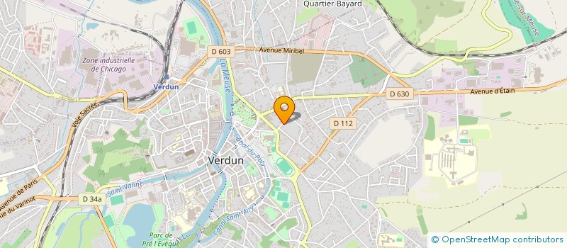 localisation de l'entreprise SCI DU 9 RUE GAMBETTA à VERDUN