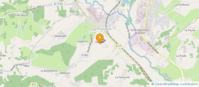 localisation de l'entreprise SCI DU 9 RUE GORBAS  SAINT-AULAIRE