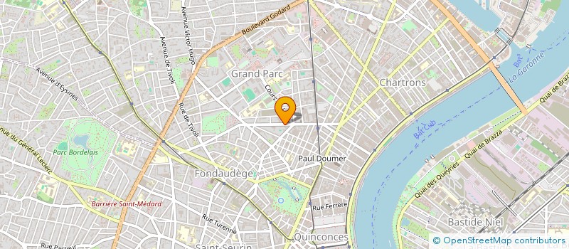 localisation de l'entreprise SCI DU 9 RUE LAGRANGE  BORDEAUX