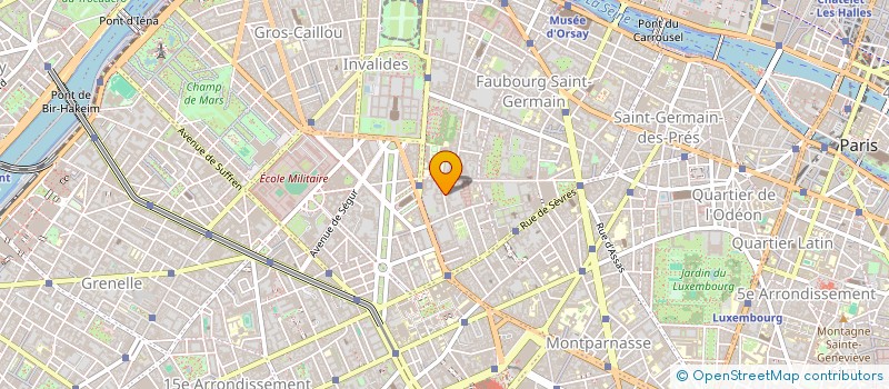 localisation de l'entreprise SCI DU 9 RUE MONSIEUR  PARIS