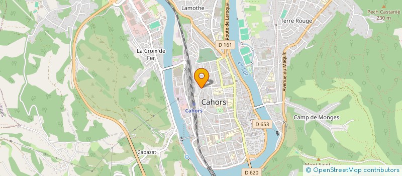 localisation de l'entreprise SCI DU 9 RUE P-M CAYRAC  CAHORS