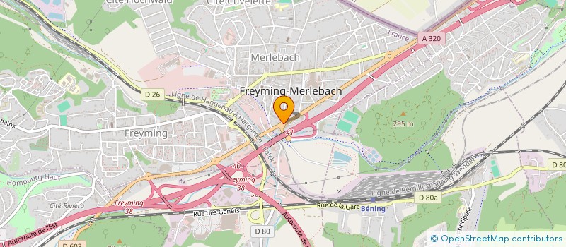 localisation de l'entreprise SCI DU 9 RUE SAINT HUBERT  ROSBRUCK