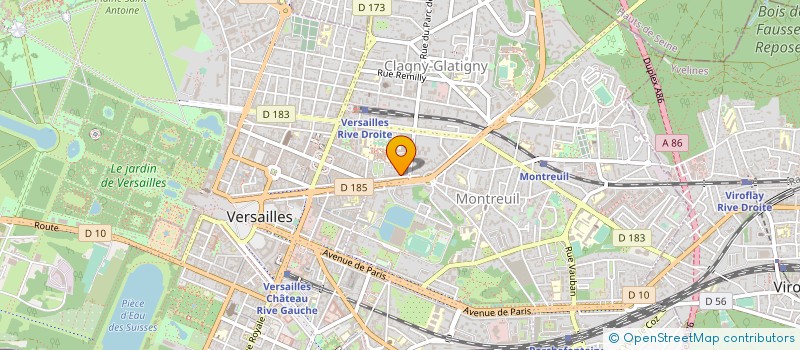 localisation de l'entreprise SCI DU 9 RUE STE VICTOIRE à VERSAILLES