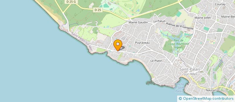 localisation de l'entreprise SCI DU 90 92 DE LA RUE DE PERIGUEUX  SAINT-PALAIS-SUR-MER