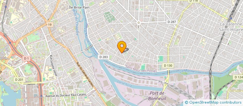 localisation de l'entreprise SCI DU 90 AVENUE JEAN JAURES à SAINT-MAUR-DES-FOSSES