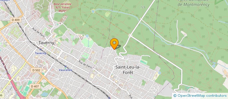 localisation de l'entreprise SCI DU 90 CHEMIN DES CLAIES  SAINT-LEU-LA-FORET