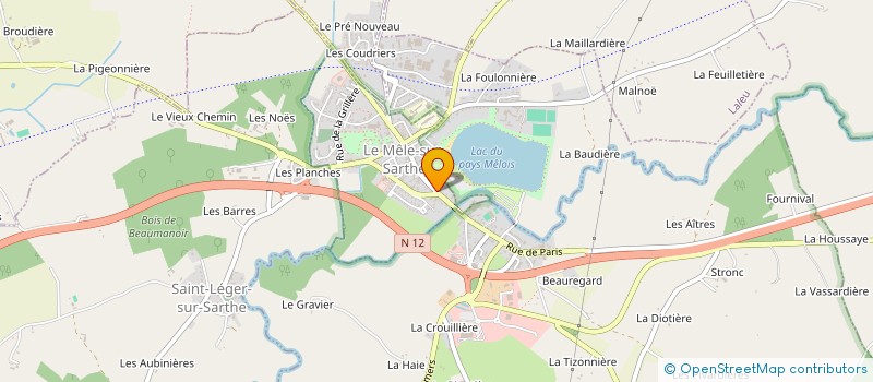 localisation de l'entreprise SCI DU 90 GRANDE RUE à LE MELE-SUR-SARTHE