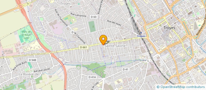 localisation de l'entreprise SCI DU 91 AV GALLIENI à SAINTE SAVINE