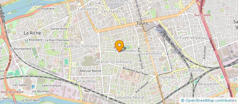 localisation de l'entreprise SCI DU 91 RUE BOISDENIER  TOURS