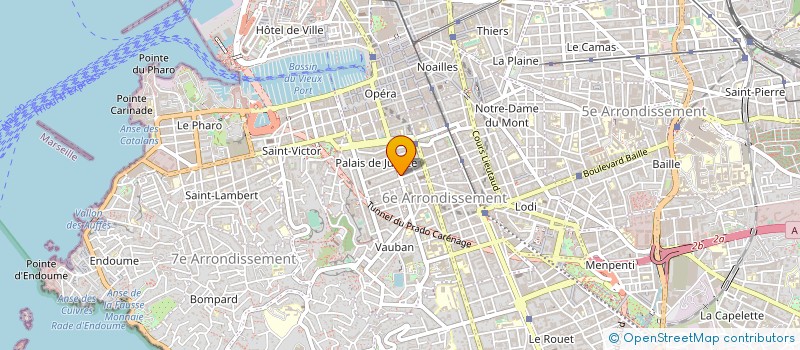 localisation de l'entreprise SCI DU 91 RUE BRETEUIL  MARSEILLE