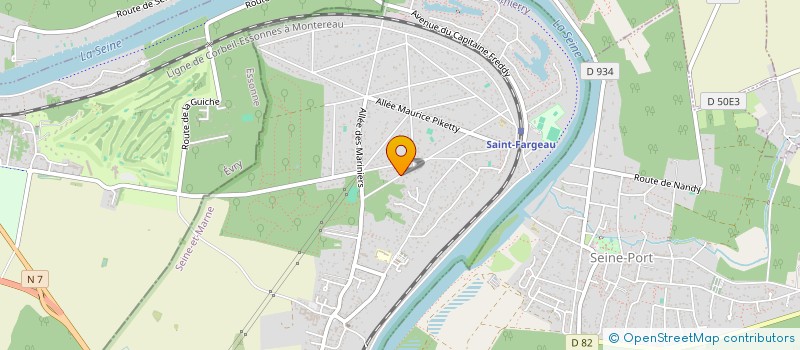 localisation de l'entreprise SCI DU 91 RUE DE LA JONQUIERE à SAINT-FARGEAU-PONTHIERRY