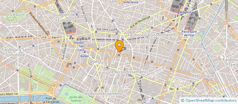 localisation de l'entreprise SCI DU 91 RUE SAINT LAZARE  PARIS