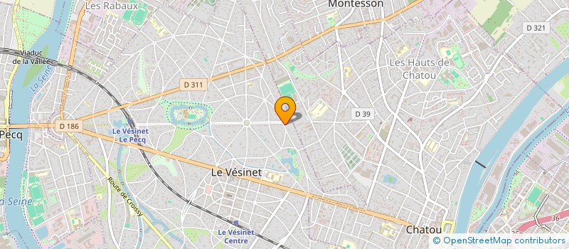 localisation de l'entreprise SCI DU 92 BD DES ETATS-UNIS AU VESINET  LE VESINET