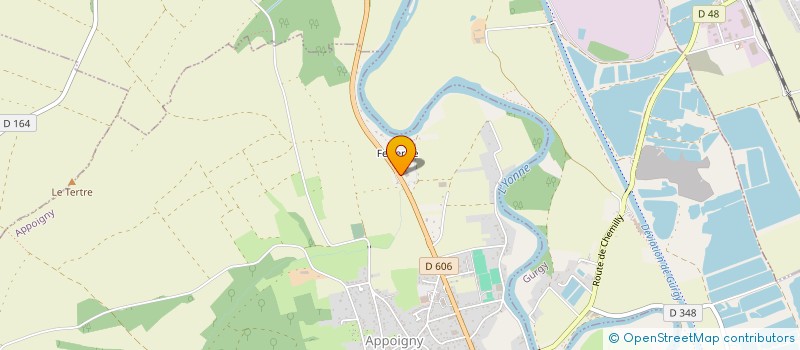 localisation de l'entreprise SCI DU 92 ROUTE DE PARIS  APPOIGNY