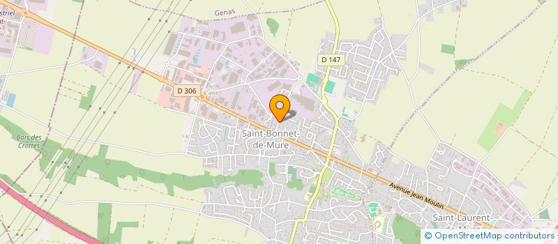 localisation de l'entreprise SCI DU 93 BIS RUE LEON BLUM  SAINT-BONNET-DE-MURE