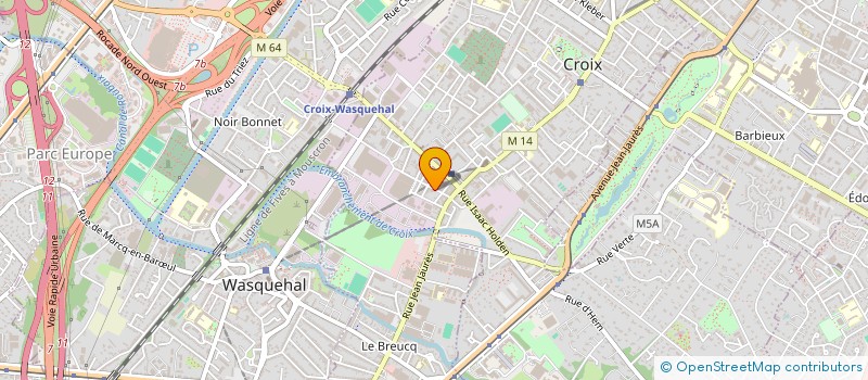 localisation de l'entreprise SCI DU 94 BD SARRAZ BOURNET à CROIX
