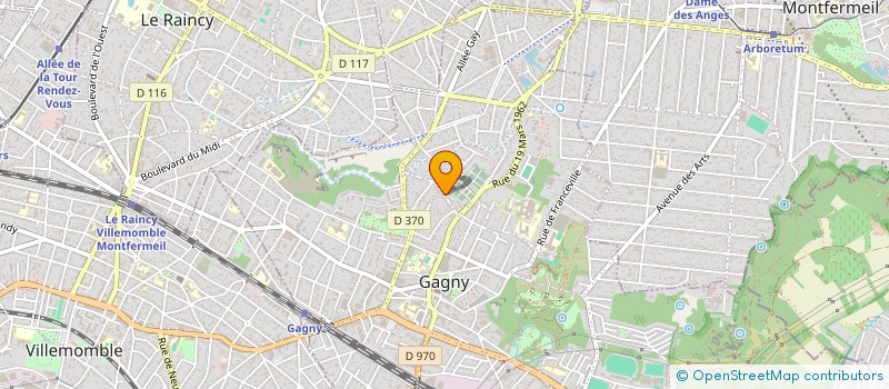 localisation de l'entreprise SCI DU 94 RUE DU GENERAL LECLERC A GAGNY à GAGNY