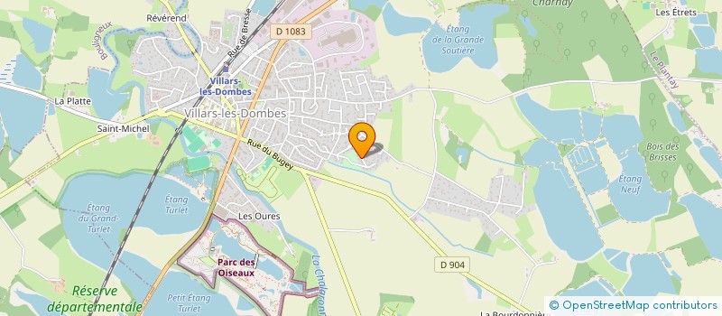 localisation de l'entreprise SCI DU 941 GRANDE RUE à VILLARS-LES-DOMBES