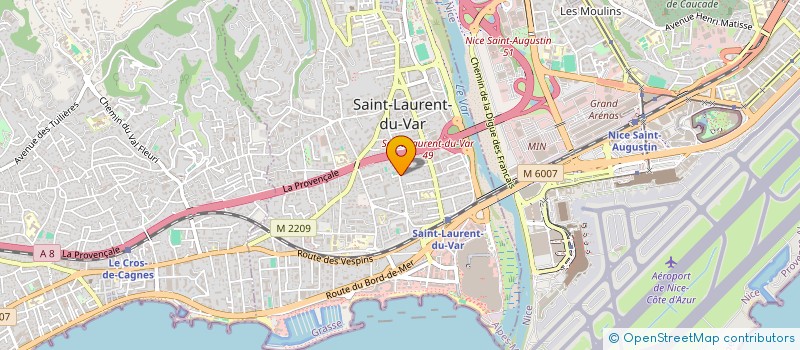 localisation de l'entreprise SCI DU 955 à SAINT-LAURENT-DU-VAR