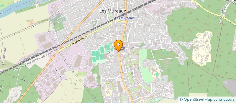 localisation de l'entreprise SCI DU 96 RUE ARISTIDE BRIAND à LES MUREAUX