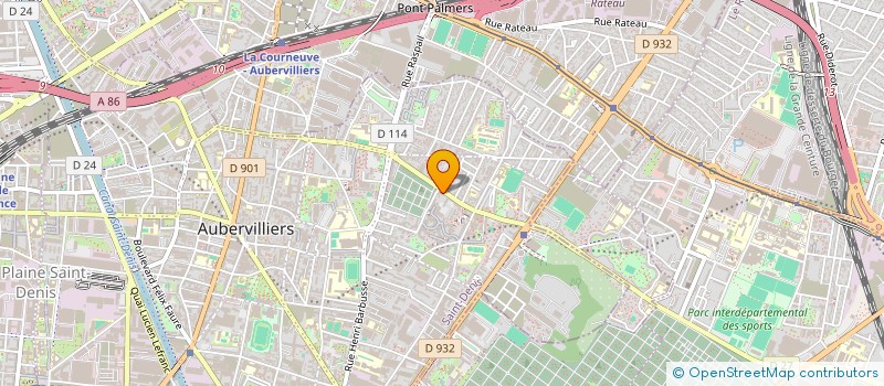 localisation de l'entreprise SCI DU 96 RUE DANIELLE CASANOVA  AUBERVILLIERS