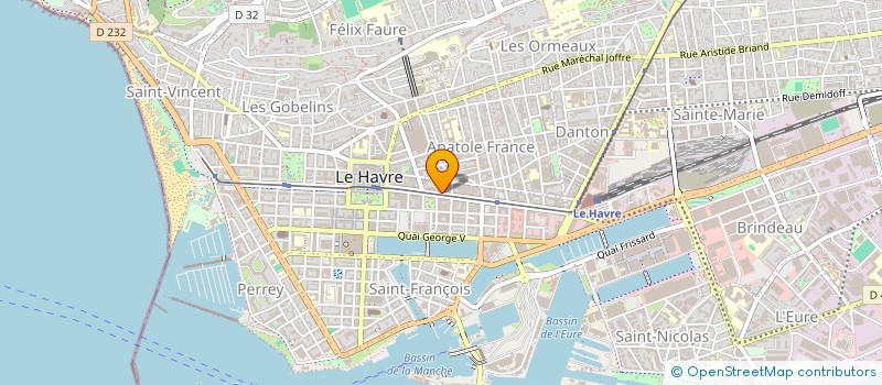 localisation de l'entreprise SCI DU 97 BD DE STRASBOURG AU HAVRE à LE HAVRE