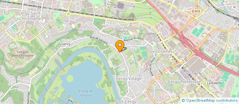 localisation de l'entreprise SCI DU 97 RUE NATIONALE  CERGY