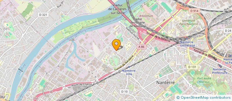 localisation de l'entreprise SCI DU 97TER DU BD DU GEN LECLERC A NANT  NANTERRE