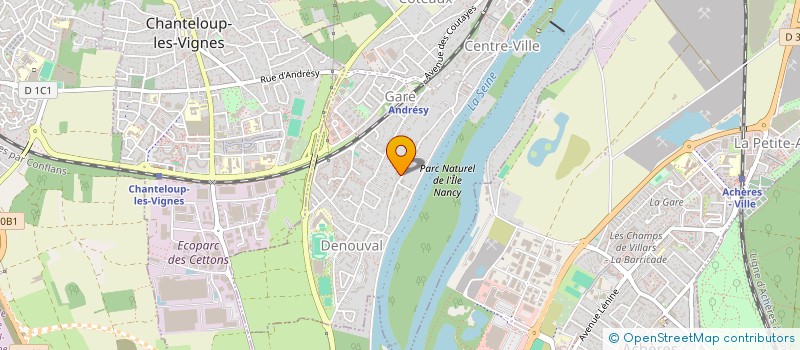 localisation de l'entreprise SCI DU 98 BIS RUE DU GENERAL LECLERC  ANDRESY