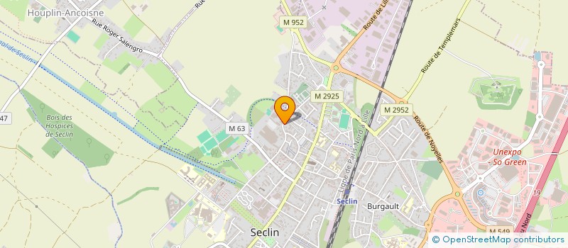 localisation de l'entreprise SCI DU 98 RUE BOUCHERY  SECLIN