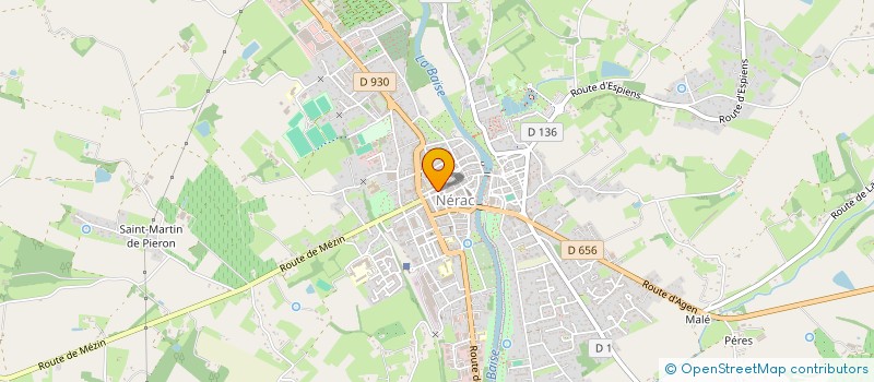 localisation de l'entreprise SCI DU 98 RUE GAMBETTA  NERAC